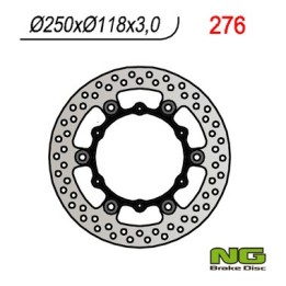NG tarcza hamulcowa przód yamaha yz/yzf/wrf 01-19 pływająca (250x118x3)(6X6,50MM), suzuki rm 125/250 '99-'10