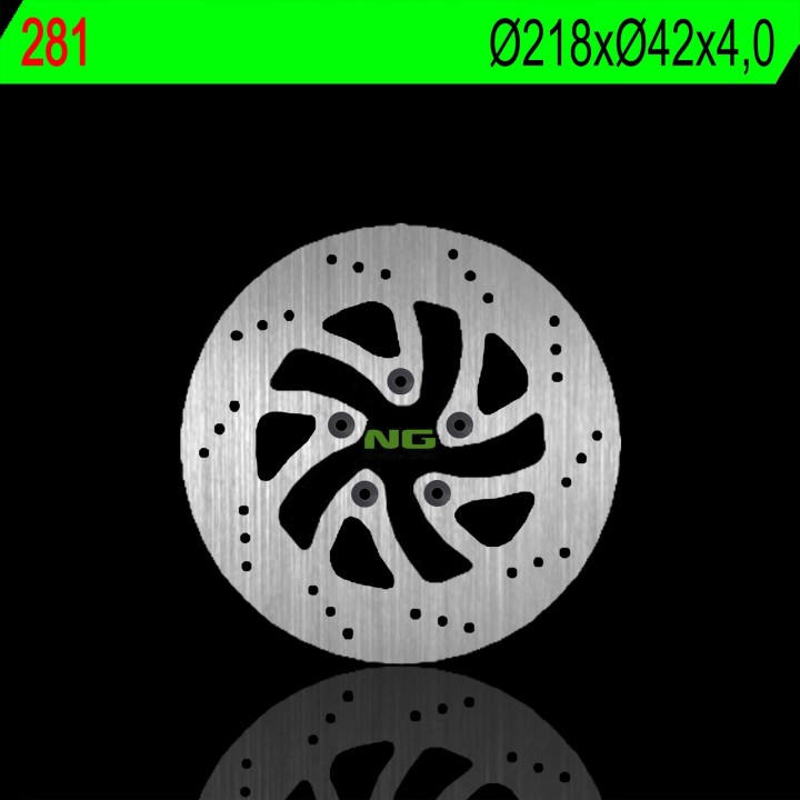 NG tarcza hamulcowa przód italjet jackpot 125 01, jupiter 125 02, millenium 125 00-02 (5X6,5MM)