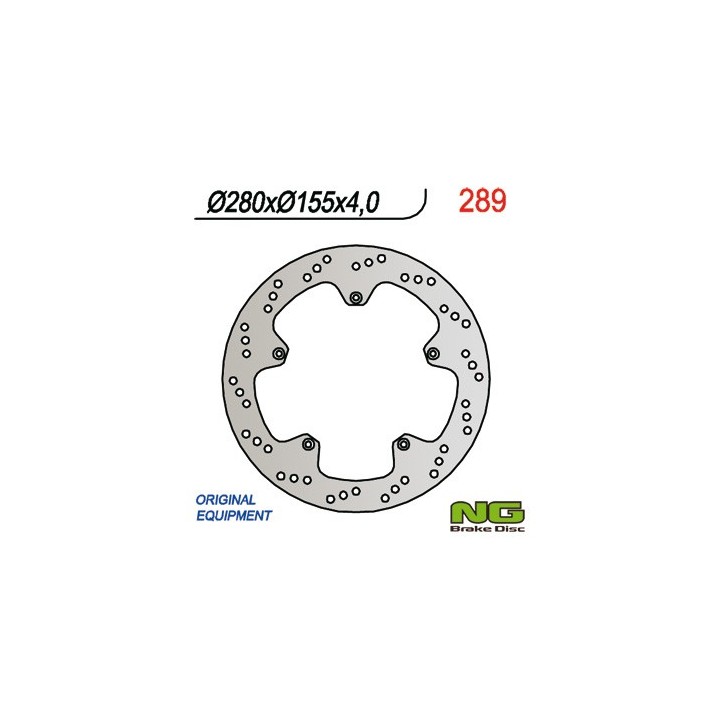 NG tarcza hamulcowa przód aprilia rs 50, yamaha tzr 50 (280x155x4)