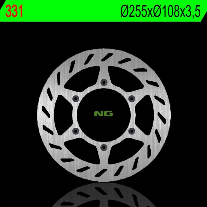 NG tarcza hamulcowa przód ajp PR3/PR4 125/200 04-09 (255X108X3,5MM) (6X6,5MM)