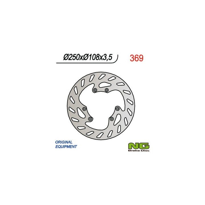 NG tarcza hamulcowa przód hm 50 cre baja/six '01-'06 (śr. 250MM) (250x108x3,5)