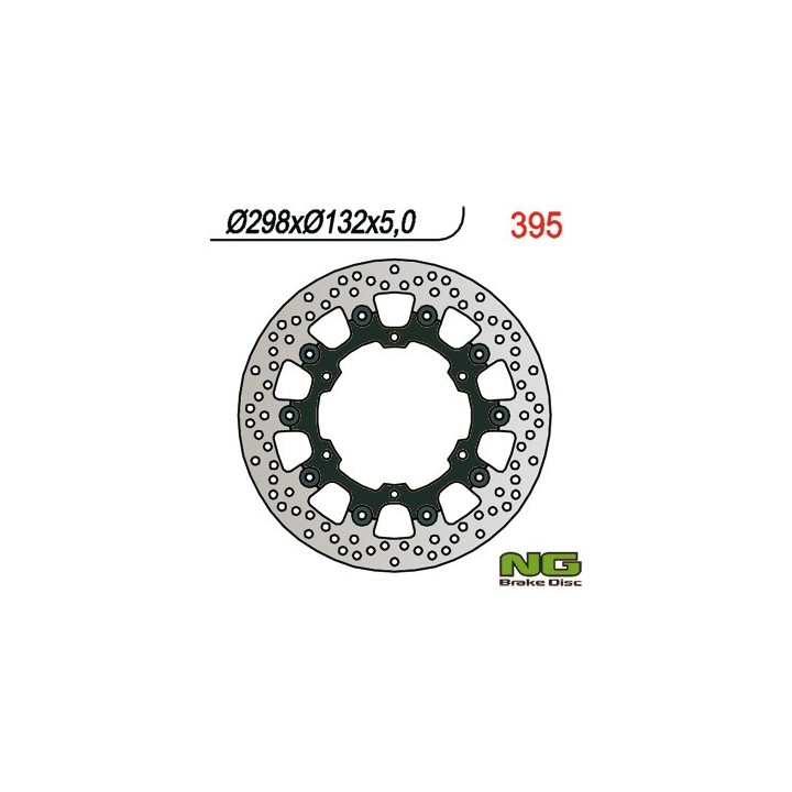 NG tarcza hamulcowa przód yamaha xvz 1300/ xv 1600A wildstar (298X132X5) pływająca