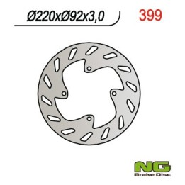 NG tarcza hamulcowa przód yamaha ttr 125 00-03, ttr r lwe/lem '18-'21, dt 50LC 98- (220x92x3)