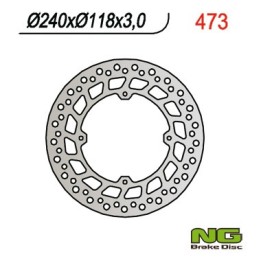 NG tarcza hamulcowa przód honda cr 125/250/500 '84-'94, XR 250/400/600R (240x118x3) (4X6,5MM)