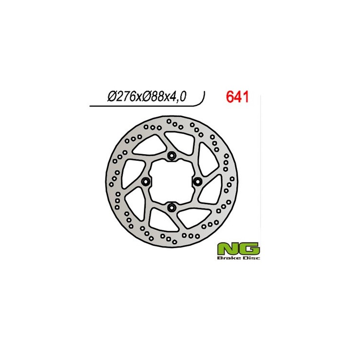 NG tarcza hamulcowa przód honda xl 125 v varadero '01-'13 (276X88X4) (4X10,5MM)