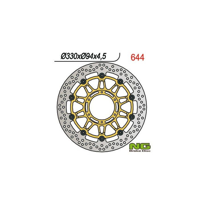 NG tarcza hamulcowa przód honda cbr 900/929/954 rr 00-03 (330x94x4,5) pływająca złoty środek