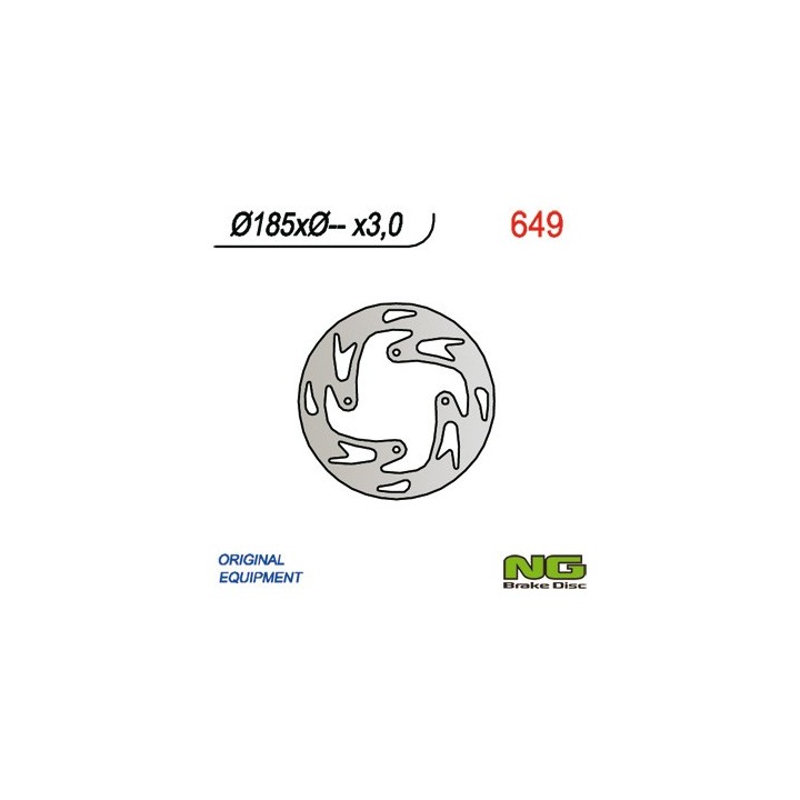 NG tarcza hamulcowa przód gas gas txt 50 (04-09), 80 (04-08), 125/250 (03) (185X-X3)
