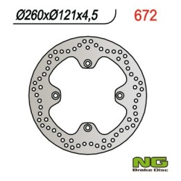 NG tarcza hamulcowa przód suzuki an 650 burgman 02-03 (260X121X4,5)