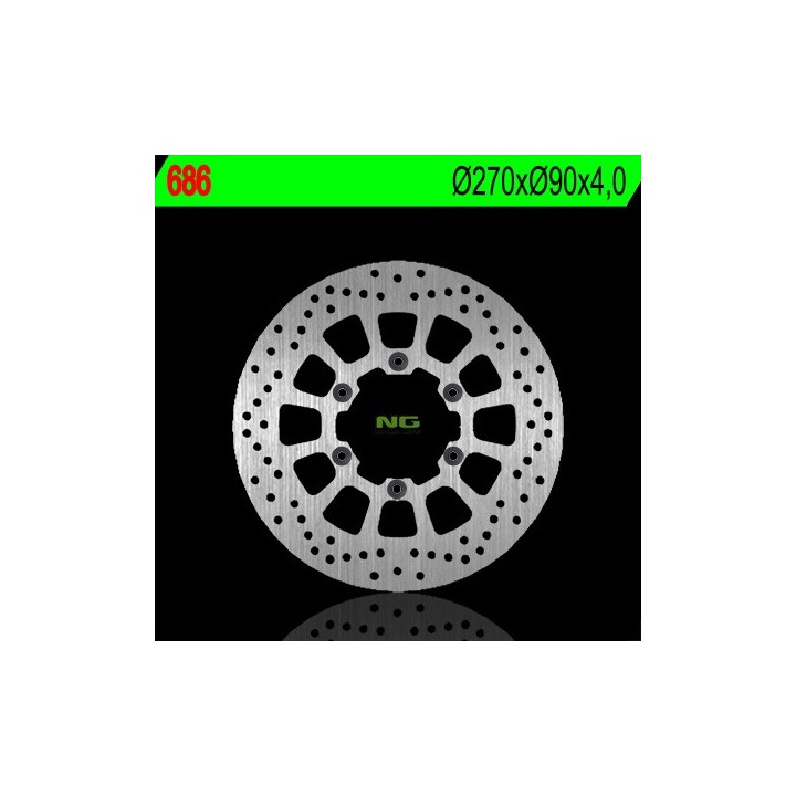 NG tarcza hamulcowa przód malaguti centro 125 '07-'10, madison 400 '02-'06, spidermax 500 '04-'09, password '06-'09 (270x90x4)…