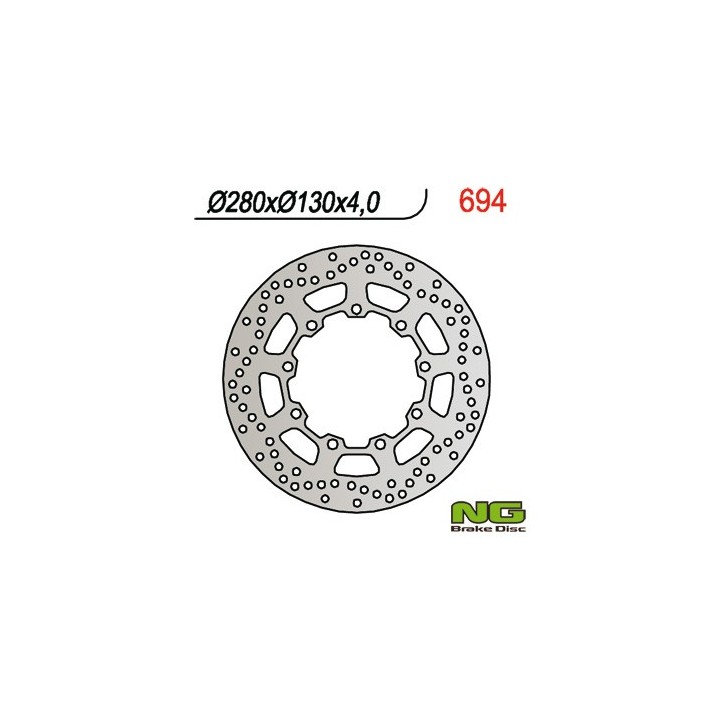 NG tarcza hamulcowa przód kawasaki klr 650 (90-12) (280X130X4)