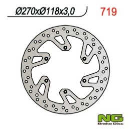 NG tarcza hamulcowa przód suzuki drz 400 e/s 00-09, rm 125/250 96-08, yamaha yz/yzf/wr (270X118X3,0MM) (6X6,5MM)