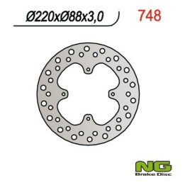 NG tarcza hamulcowa przód honda cr 80 86-95 (220x88x3)