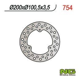 NG tarcza hamulcowa przód suzuki rm 80/85 (200x100x3,5)