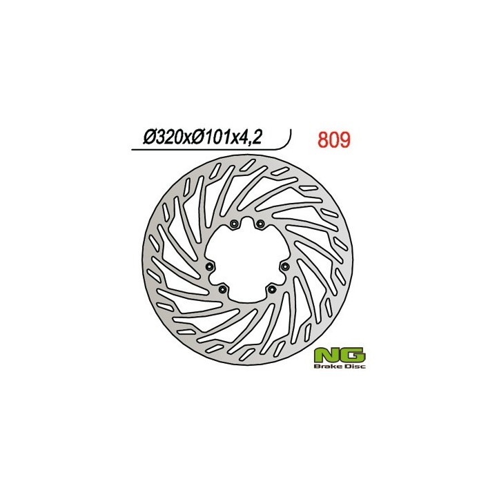 NG tarcza hamulcowa przód honda cr/crf 320 mm