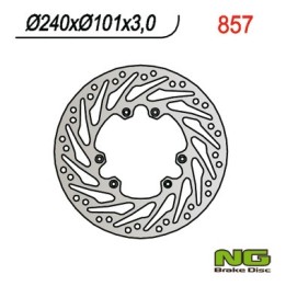 NG tarcza hamulcowa przód honda cr 125/250, crf 250/450 02-14 (240X101X3) turbina