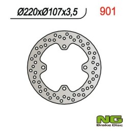 NG tarcza hamulcowa przód yamaha grizzly 660 01-04 (220X107X3,5 4 otwory)