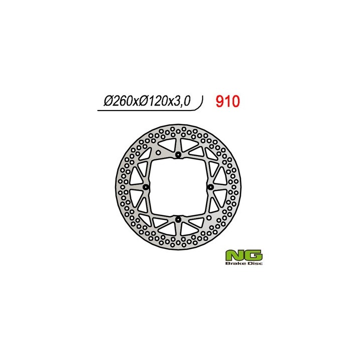 NG tarcza hamulcowa przód husqvarna wr/cr/te/tc 125/250 '00-13 (260X120X3)