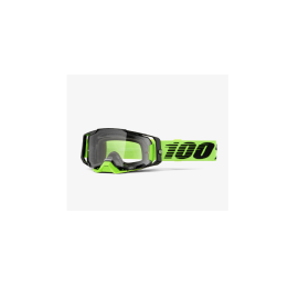 100 PROCENT GOGLE ARMEGA NEON YELLOW - CLEAR LENS