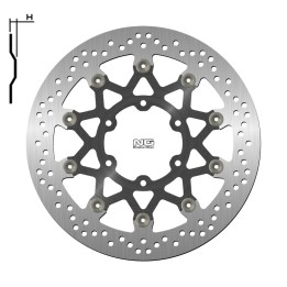 NG tarcza hamulcowa przód ktm 390 adventure ABS '20, duke / ABS '17-20, rc / ABS 17-20, 125 duke / ABS '17-20 (320X90X5,0MM) (6…