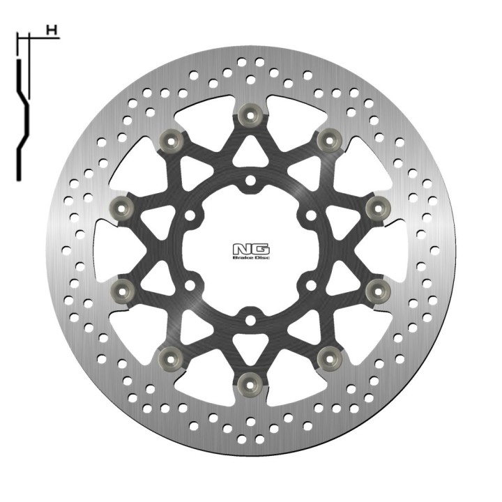 NG tarcza hamulcowa przód ktm 390 adventure ABS '20, duke / ABS '17-20, rc / ABS 17-20, 125 duke / ABS '17-20 (320X90X5,0MM) (6…