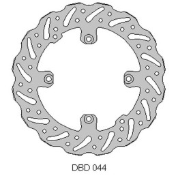 DELTA BRAKING tarcza hamulcowa przód beta 250 rr '05-12, 525 rr '05-12, wave (260X120,3X4MM) (4X8,5MM) (NG1263)