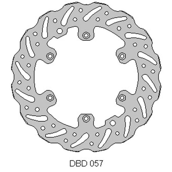 DELTA BRAKING tarcza hamulcowa przód beta 2T/4T '13-21, wave (260X126,5X3MM) (6X6,5MM) (NG1293)