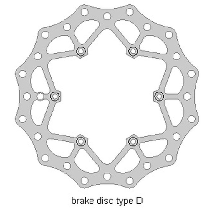 DELTA BRAKING tarcza hamulcowa przód beta 2T/4T '13-21, wave ultra light (260X126,5X3MM) (6X6,5MM) (NG1293)