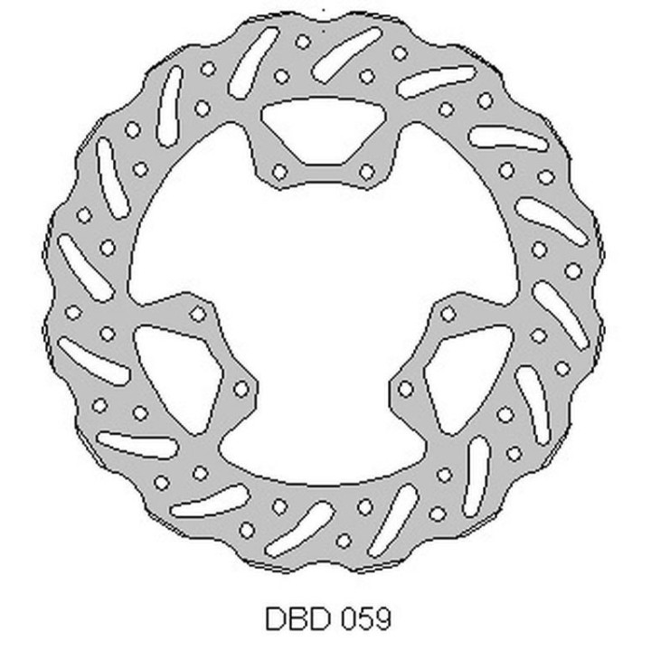 DELTA BRAKING tarcza hamulcowa przód honda crf 250 '15-21, crf 450 '15-21, wave (260X101,2X4MM) (6X6,5MM) (NG1486)
