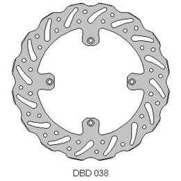 DELTA BRAKING tarcza hamulcowa przód husqvarna cr/wr 125 '00-13, tr/tc/wr 250 '00-13, te/tc 450/510/610 '05-10, wave (260X120X3…