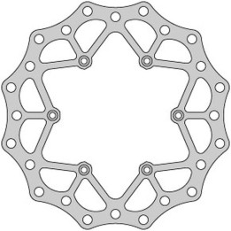 DELTA BRAKING tarcza hamulcowa przód suzuki rm 125 '88-10, rm 250 '88-10, drz 250 '01-07, yamaha yz 125 '01-16, yz/yzf/wr 250 '…