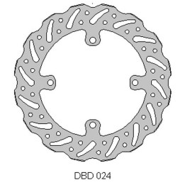 DELTA BRAKING tarcza hamulcowa przód suzuki rmz 250 '07-21, rmz 450 '05-21, RMX450 '10-19, wave (250X118X3MM) (4X9,5MM) (NG1048…