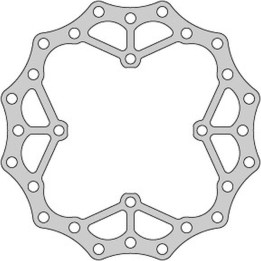 DELTA BRAKING tarcza hamulcowa przód suzuki rmz 250 '07-21, rmz 450 '05-21, RMX450 '10-19, wave ultra light (250X118X3MM) (4X9,…