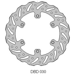 DELTA BRAKING tarcza hamulcowa przód yamaha wr 125 '92-00, yz 125 '90-00,WR/YZ 250 '90-00, wrf/yzf 400/426 '98-00, wave (245X11…