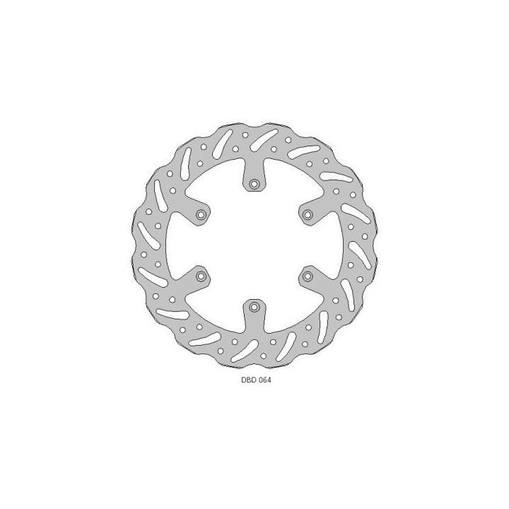 DELTA BRAKING tarcza hamulcowa przód yamaha yz 125 '17-21, wrf/yz/yzf 250 '15-21, wrf/yzf 450 '16-21 wave (270X118X3,1MM) (6X6,…
