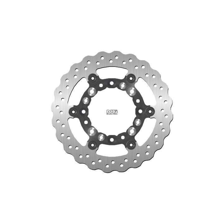 NG tarcza hamulcowa przód kawasaki kdx 125 '90-03, klx 250 '09-14, klx 650 '93-14 ( 250X100X3MM) (4 otwory) wave pływająca