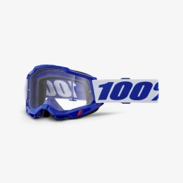 100 PROCENT GOGLE ACCURI 2 BLUE - CLEAR LENS