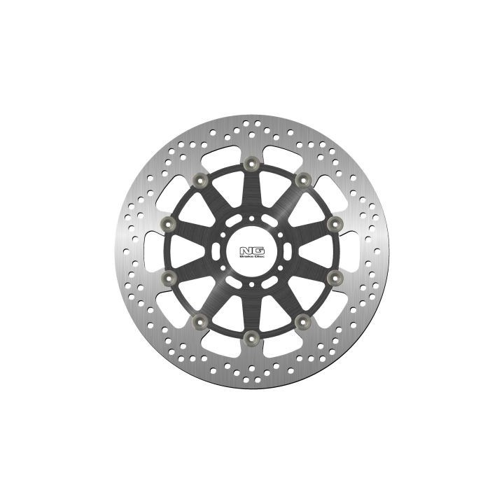 NG tarcza hamulcowa przód aprilia RSV4/TUONO '15-20 (330X64X5MM) (6X8,5MM) pływająca (środek aluminiowy)