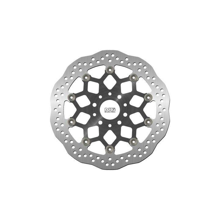 NG tarcza hamulcowa przód ktm duke 790 '18-20 (300X52X5MM) (5 otworów) wave pływająca (środek aluminiowy)