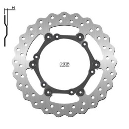 NG tarcza hamulcowa przód ktm EXC 125/200/400/525/625 '90-17 (260X-X3MM) (6,6,5MM) wave pływająca