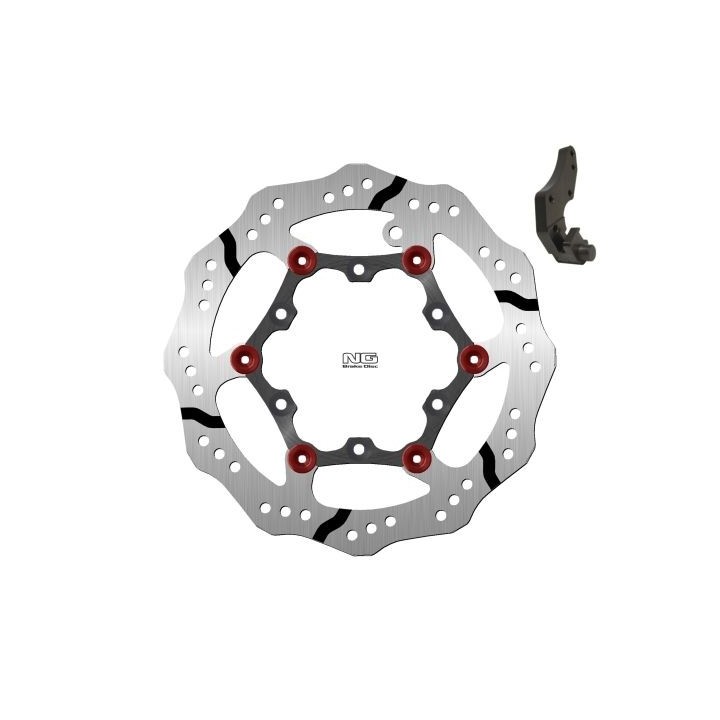NG tarcza hamulcowa przód gas gas ec 125/200/250/300 '99-15 (270X108X3MM) (6X6,5MM) wave pływająca z adapterem