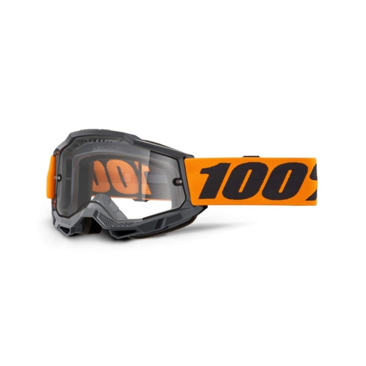 100 PROCENT GOGLE ACCURI 2 BLACK - CLEAR DUAL PANE