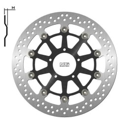 NG tarcza hamulcowa przód ducati 848 '08-13, panigale 959 '18-19, S4R 996 '07-09 (320X72X5MM) (5X8,5MM) pływająca (środek alumi…