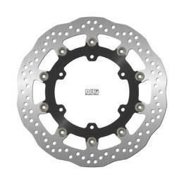 NG tarcza hamulcowa przód yamaha FJR1300 '05-21 (320X132X4,5MM) (6X8,5MM) wave pływająca (środek aluminiowy)