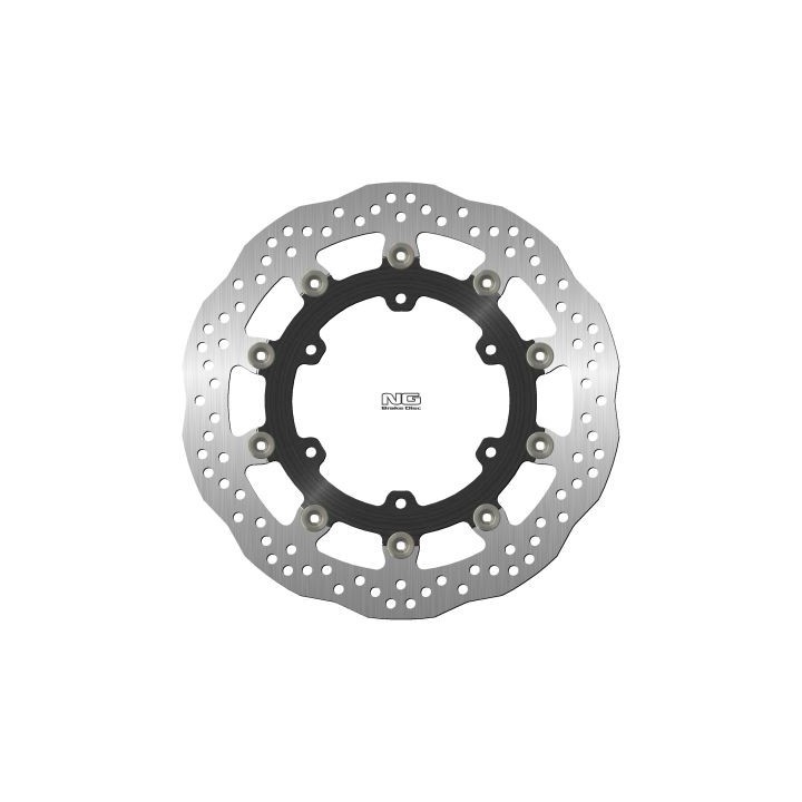 NG tarcza hamulcowa przód yamaha FJR1300 '05-21 (320X132X4,5MM) (6X8,5MM) wave pływająca (środek aluminiowy)