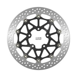 NG tarcza hamulcowa przód kawasaki ZX-100R/RR '17-21 (330X80,5X5MM) (5X10,5MM) pływająca (środek aluminiowy)