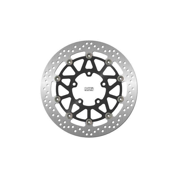 NG tarcza hamulcowa przód kawasaki ZX-6R 636 '16-20 (310X80X5MM) (5X10,5MM) pływająca (środek aluminiowy)