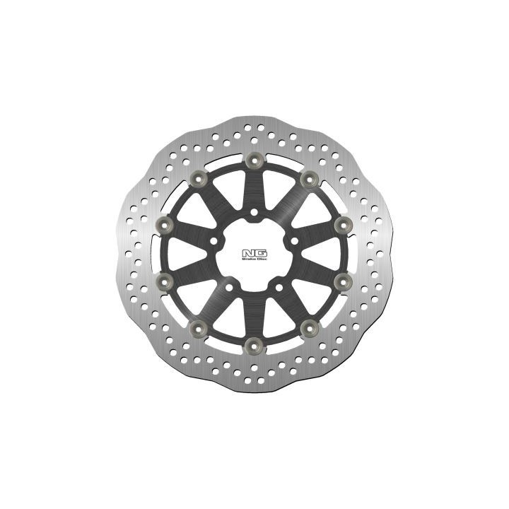 NG tarcza hamulcowa przód suzuki gsxr 600/750/1000 '03-05, VL800 '14-15 (300X69X5MM) (5X10,5MM) wave pływająca (środek aluminio…