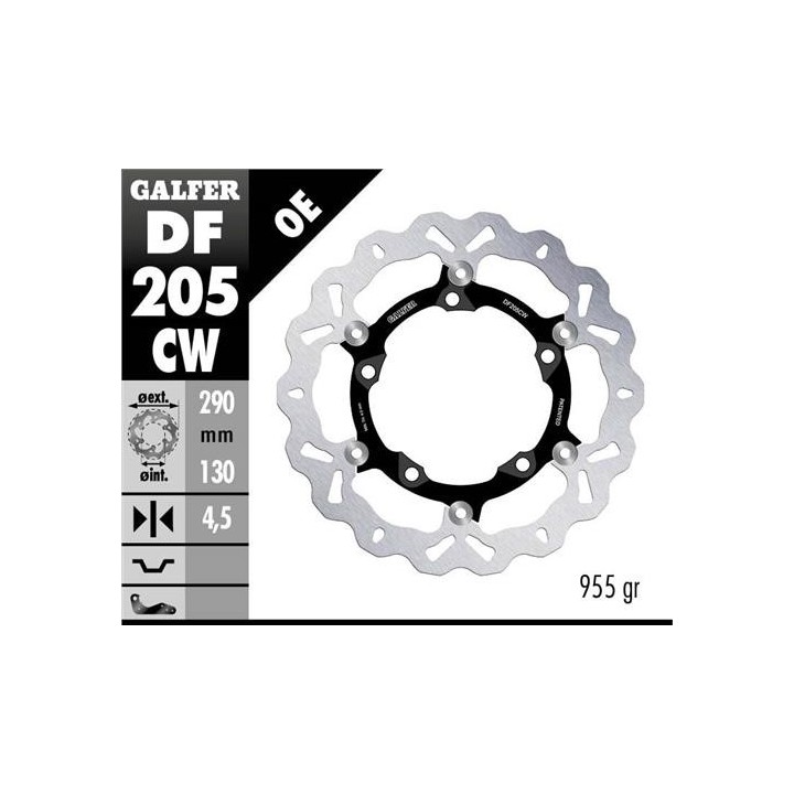 GALFER tarcza hamulcowa pływająca przód 290MM kawasaki ninja 125 19- , ninja 300R (ABS) 13-, versis x 300 17-, Z125/250/300 15-…