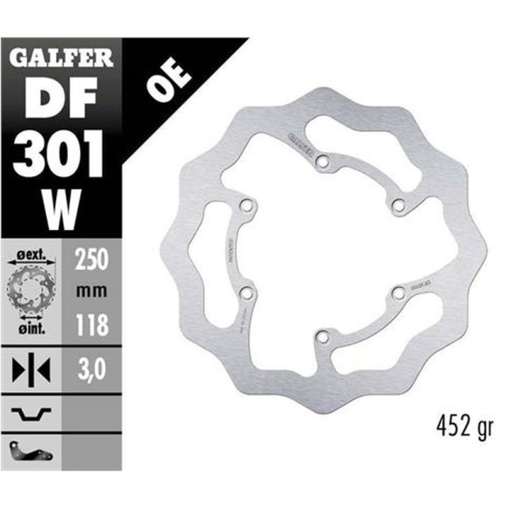 GALFER tarcza hamulcowa przód suzuki rm 125/250 '85-'08, dr-z 250/400 '00-, yamaha wr 250F '03-'16, wr/yz 426F/450F '00-'15, yz…