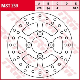 TRW zf tarcza hamulcowa przód mbk yp 125/150 skyliner '98-'10, xn 125 '00-'05, yamaha yp 125 majesty '98-'09, yp 150/180 majest…